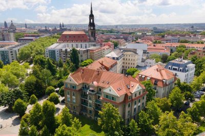 Blick bis zum Fernsehturm, Garten möglich! Genießen Sie das gute Gefühl, angekommen zu sein!