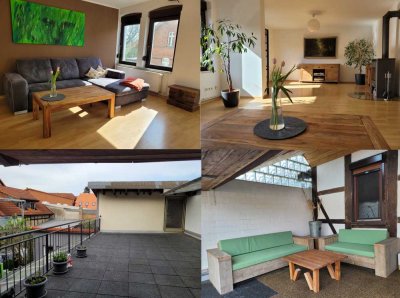 Großzügige 5,5-Zimmer-Wohnung mit Dachterrasse im Herzen der Altstadt von Vorsfelde
