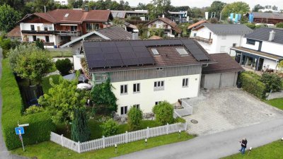 Sonniges Einfamilienhaus mit Bergblick, Südterrasse & See-Nähe – flexibel nutzbar in Raubling