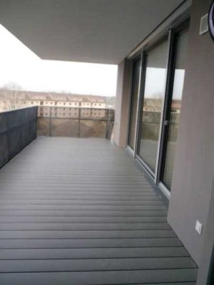 Moderne helle 4 ZKB-ETW mit terrassenartiger West-Loggia in Mannheim Franklin-Anlage