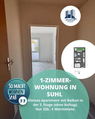Kleine preiswerte 1-Zimmer-Wohnung in Suhl - perfekt für Azubis