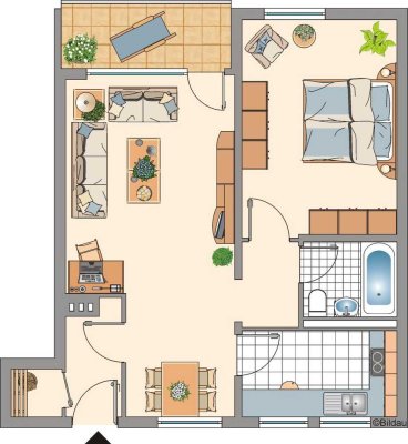 Demnächst frei! 2-Zimmer-Wohnung in Remscheid Lüttringhausen
