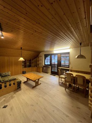 Schöne und modernisierte 2-Raum-Maisonette-Wohnung mit Einbauküche in Todtmoos