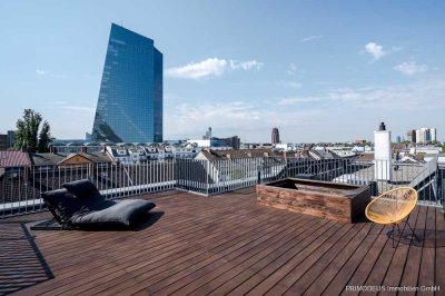 Luxuriös modernes Penthouse gegenüber der EZB in unmittelbarer Mainnähe