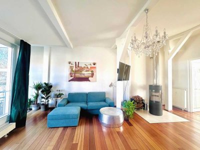 Provisionsfrei | Dachgeschoss mit Loft-Feeling nahe Viktoria-Luise-Platz – Terrasse & Kamin