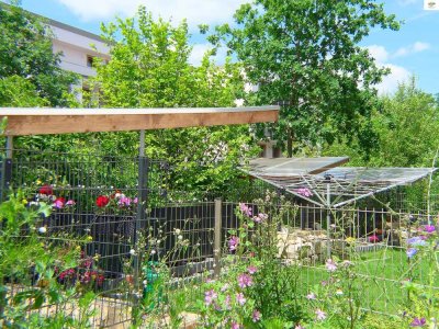 Wohlfühlen im Grünen-2-Zimmer-Neubauwohnung mit Garten