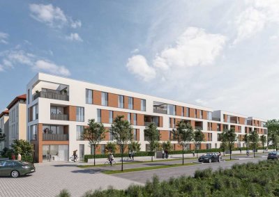 Wohnberechtigungsschein erforderlich! öffentlich geförderte 4 Zimmer-Neubau-Wohnung mit Balkon und L