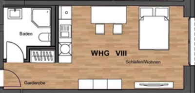 Schöne 1-Zimmer-Wohnung in Hungen