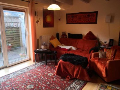 Schafflund: Komfortable großzügige 2-Raum-Terrassen-Wohnung mit Garten und Garage in Reihenendhaus
