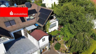 Einfamilienhaus mit Einliegerwohnung und traumhaftem Weitblick in Rockenberg-Oppershofen.