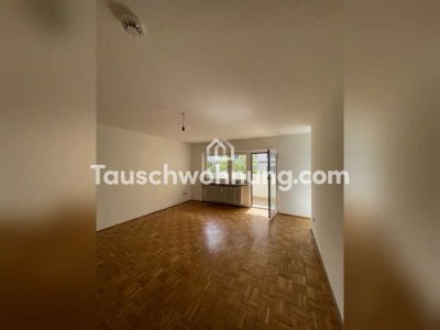 Tauschwohnung: 1-Zimmer-Wohnung mit Balkon und Garage am Rotkreuzplatz