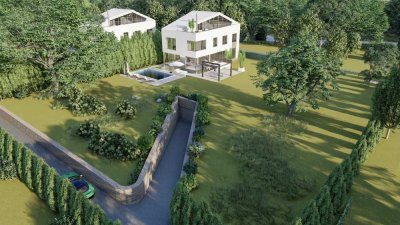 Designer Villa in exklusiver Lage mit eigener Tiefgarage