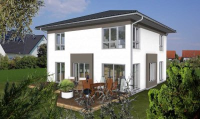 Null-Energie-Kosten-Einfamilienhaus auf schönem Grundstück