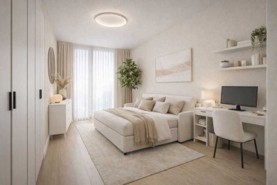 Beste Lage Göggingen: Großzügige 4-Zi.-Whg. auf zwei Ebenen (EG) mit TG & Dachpool mit Weitblick