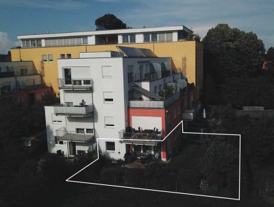 3-Zimmer - Terrassenwohnung mit Garten in Bahnhofsnähe