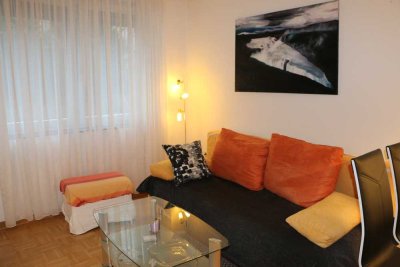 Schicke 2-Zimmer Wohnung mit Balkon im EG in Essen Südviertel möbliert, voll ausgestattet