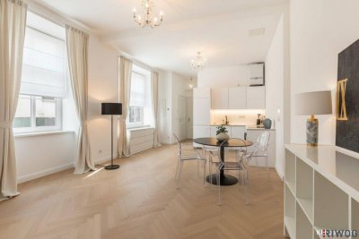 Hochwertig ausgestattete und ruhig gelegene Altbauwohnung im Hofgebäude | ca. 10 Gehminuten in den 1. Bezirk