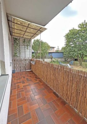 5901 - Gemütliche 2-Zimmerwohnung mit Balkon und Gemeinschaftsgarten in Knielingen!