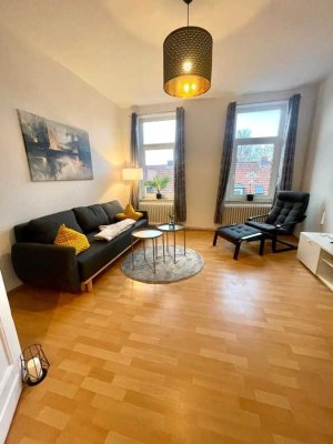 Schöne voll möblierte drei Zimmer Wohnung in Wilhelmshaven zu vermieten.