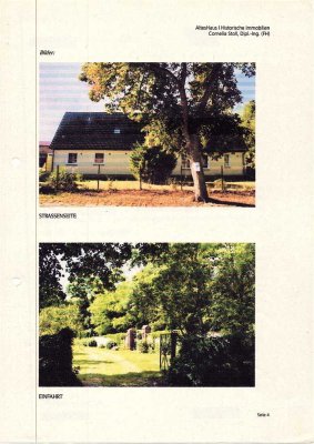 Haus mit großem Garten in Löwitz bei Ducherow/Anklam (auch Vermietung als 2 Einzelwohnungen möglich)