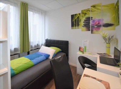 Komfortables 1-Zimmer-Apartment komplett ausgestattet, zentral Niederrad