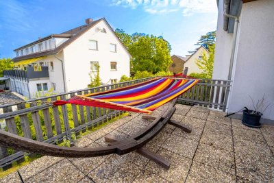 Schöne 2-Zimmerwohnung mit großer, teils überdachter Terrasse lädt zum Entspannen ein