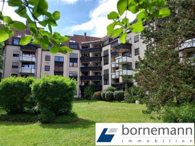 Wöhrder See! 140 m² auf 2 Etagen! Helle Maisonette mit großem Studio, 2 Loggien + TG!
