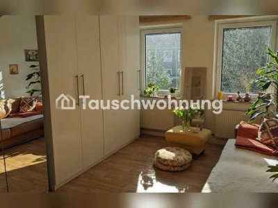 Tauschwohnung: Tausche 2 ZKB mit eigenem Garten gg. Wohnung mit Balkon