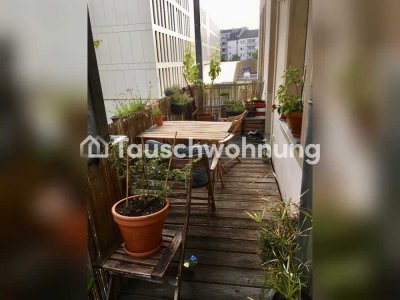 Tauschwohnung: Zentrale Wohnung mit großem Balkon im Hinterhaus