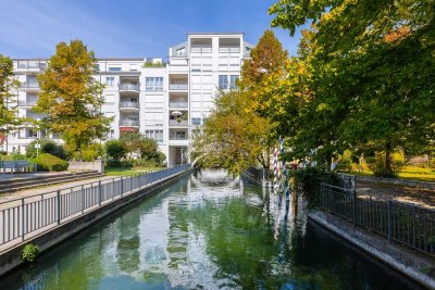 Helle 2-Zimmer Wohnung mit Balkon und Einbauküche in Klein Venedig