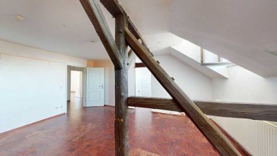 Familienfreundliche 4-Zimmer Maisonette-Wohnung mit Dachgeschoss in sehr zentraler Lage von Görlitz
