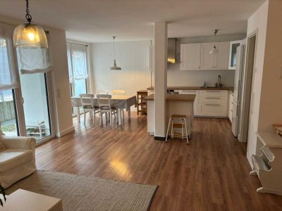 Möblierte 4-Zimmer Wohnung mit Garten, Keller in zentraler Lage von Gundelfingen