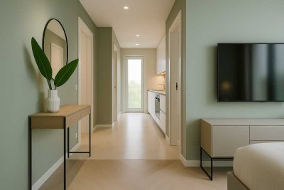 Eberswalde: ERSTBEZUG im LUXUS Neubau: 1-Zi-Whg im 3.OG
23m² MIT BALKON ab 2026 BEZUGSBEREIT