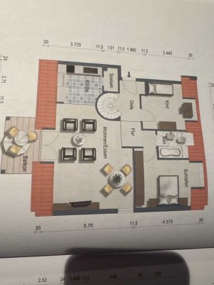 *** Moderne  4 Zimmerwohung mit toller Galerie ***  vermietet  ***