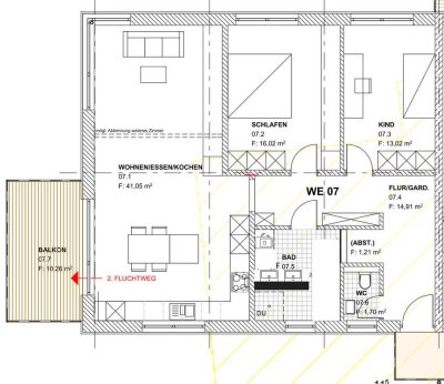 Neuwertige 3,5-Raum-Wohnung mit Balkon in Überlingen