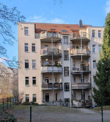 Blick über die Dächer von Chemnitz - moderne 3-Zimmer-Wohnung mit großem Balkon