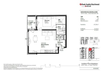 2 Zimmer Wohnung mit 4m² Loggia | 1210 Wien | Top 6.6 | KOL35