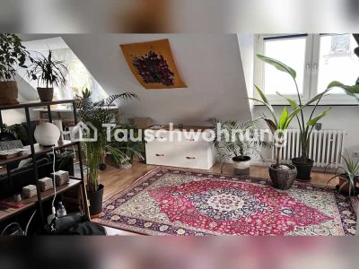 Tauschwohnung: Schöne 1-Zimmer Dachgeschosswohnung in zentraler Lage