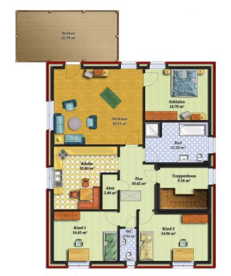 Ansprechende 4-Zimmer-Wohnung mit Balkon und EBK in Lohe-Rickelshof