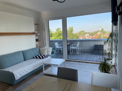 Modernes 2-Zimmer Penthouse über den Dächern von Hengersberg