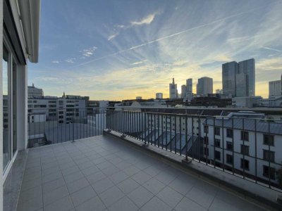 Zeilhöfe: Prestige-Maisonette mit Dachterrasse und Kamin
