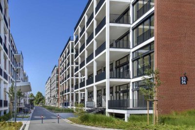 Demnächst frei! Loftwohnung mit Wohn- und Schlafraum, Parkett und Einbauküche