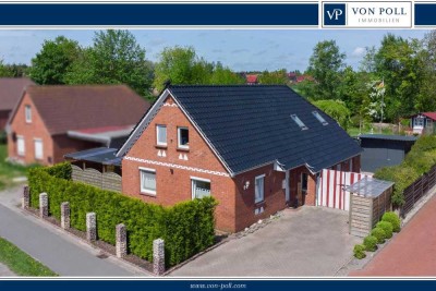 Saniertes Friesenhaus mit großem Garten in Upgant-Schott