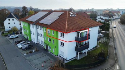 Möblierte 3-Zimmer-Wohnung mit Balkon & Stellplatz