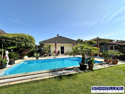 Wohlfühl-Bungalow mit Pool in idyllischer Lage