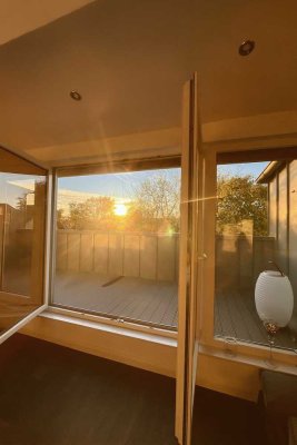 Exklusive, lichtdurchflutete Loftwohnung mit sonniger Dachterrasse – Erstbezug nach Sanierung