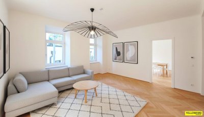 3-Zimmer-Wohnung in direkter U-Bahn-Nähe - 7 m² Freifläche - über 3 Meter Raumhöhe