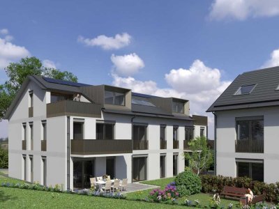 Neubau 3-Zimmer Dachgeschoss-Wohnung in ruhiger Lage in Grafing b. München