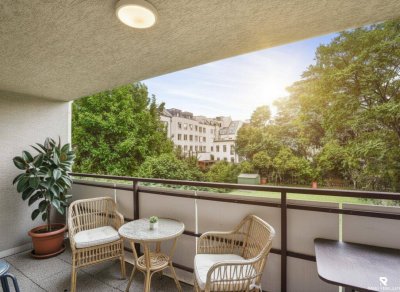 Grün. Ruhig. Lebenswert. – Charmante Loggiawohnung mit Gartenfeeling