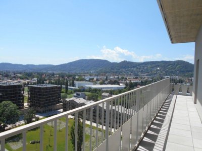 Q5 am PARK Traumblick 12.OG sonnige 3ZI, 27m² Süd/West Eck-Balkon Reininghauspark
